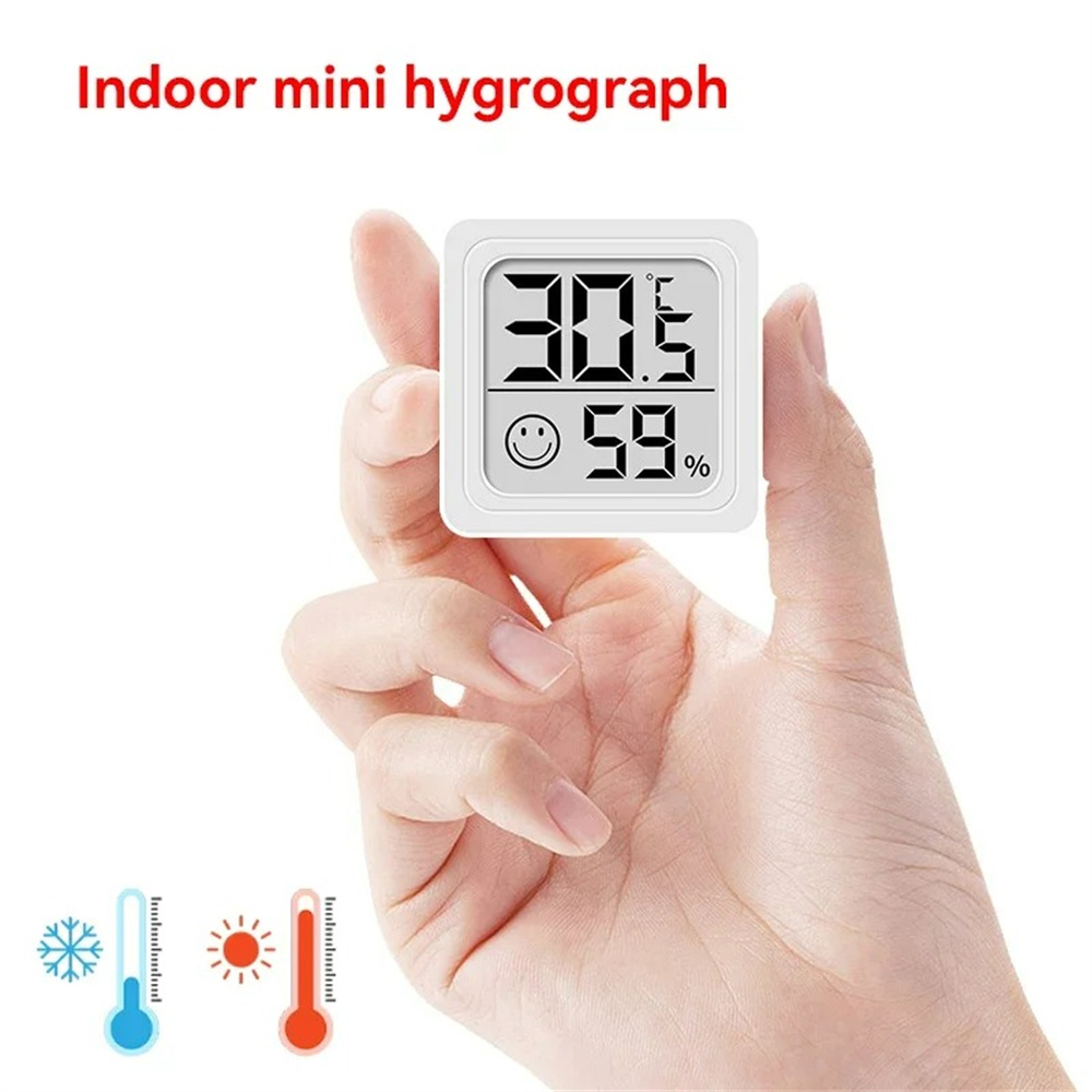 Digital Hygrometer Probe - Tragbare LCD Digital Thermometer Hygrometer Schreibtisch