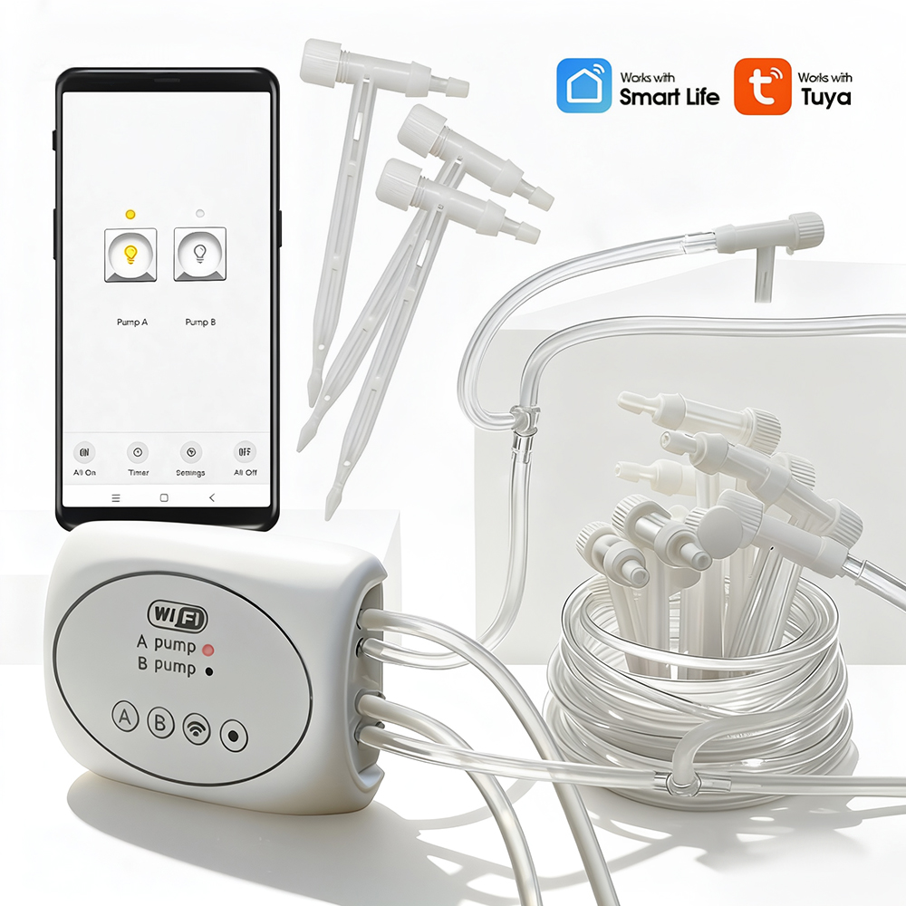 Timer Dual Outlet - Wifi Timer Dual Outlets Pumpe Tropfbewässerungssystem