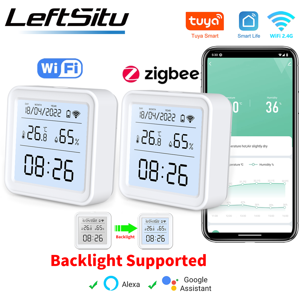 Digital Hygrometer Probe - Tuya Zigbee WiFi Temperatur Feuchtigkeit Sensor
