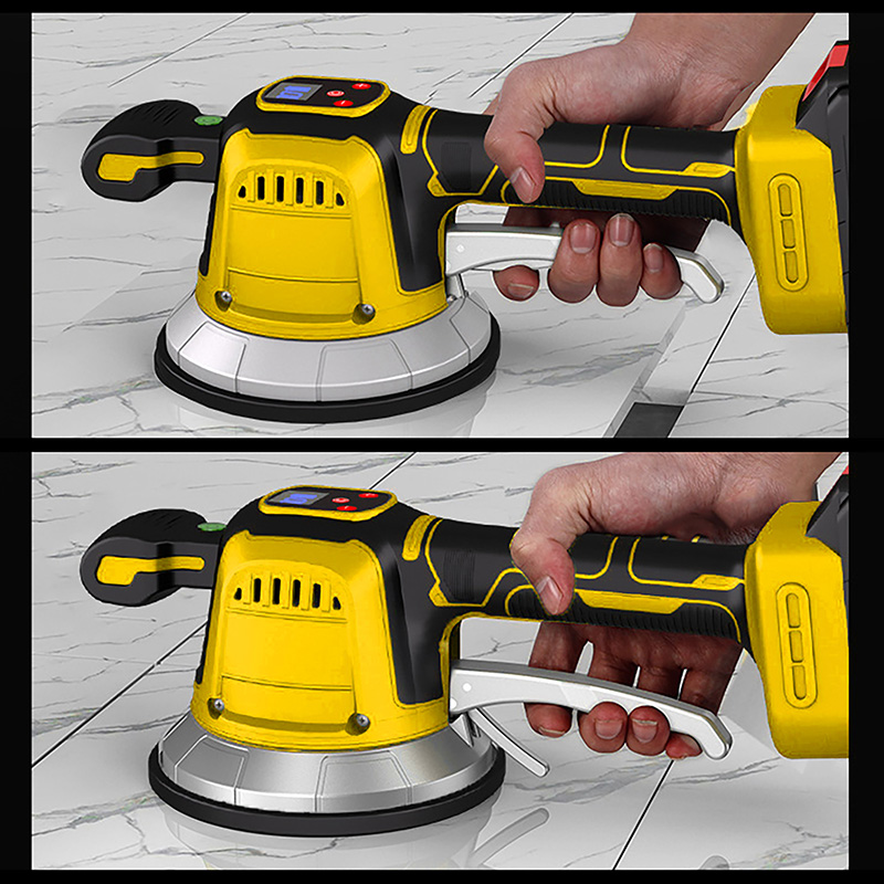 Ceramic Tile Floor - Elektrische Fliesenverlegemaschine, Gummi-Saugnapf, 10 Gänge, elektrische