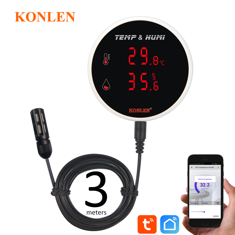 Tuya WIFI Temperatur Feuchtigk – Digital Hygrometer Probe Bewertung und Preis