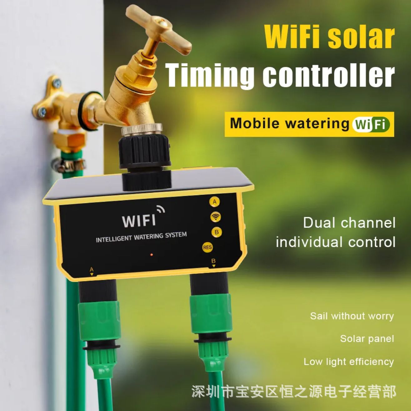 Tuya WiFi Solar-Bewässerungsst – Timer Dual Outlet Bewertung und Preis