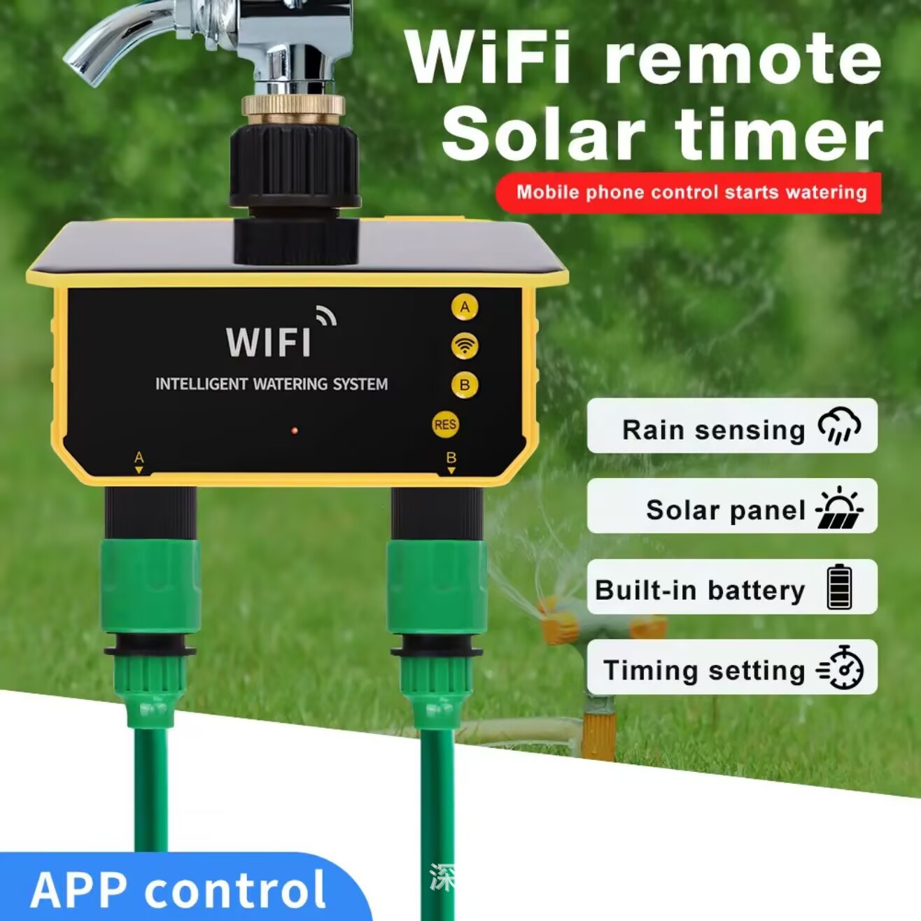 Tuya WiFi Solar-Bewässerungsst – Timer Dual Outlet Bewertung und Preis
