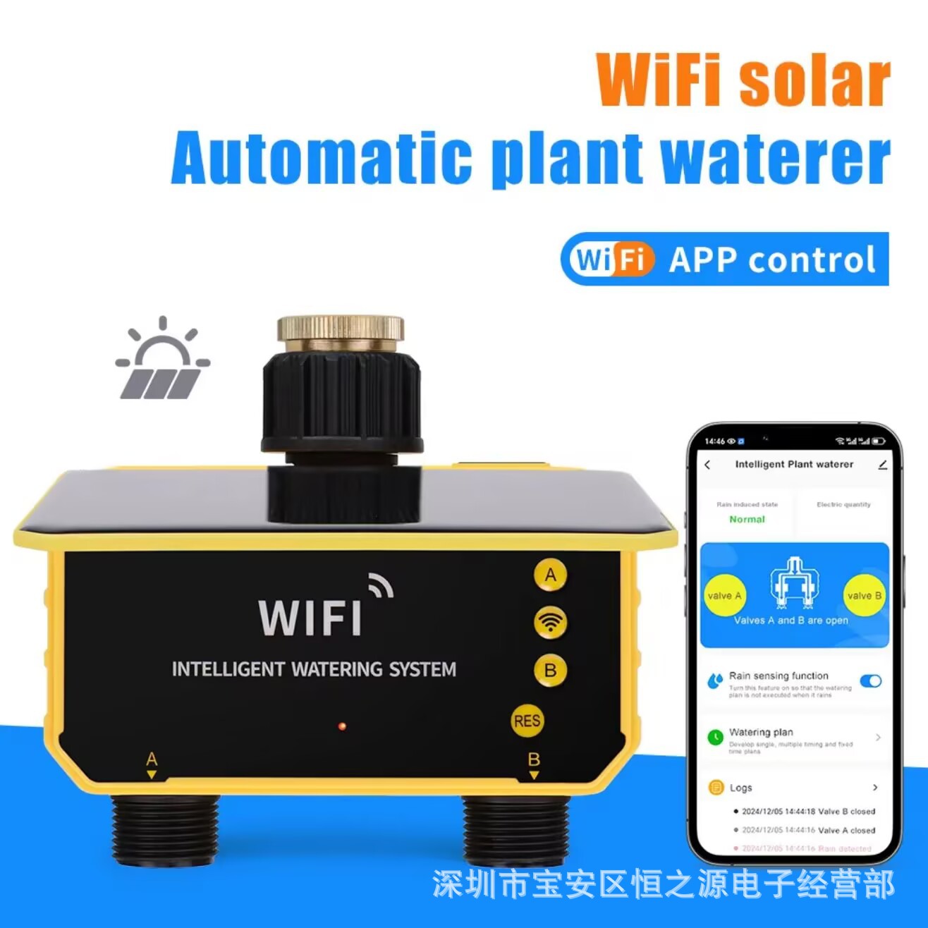 Tuya WiFi Solar-Bewässerungsst – Timer Dual Outlet Bewertung und Preis