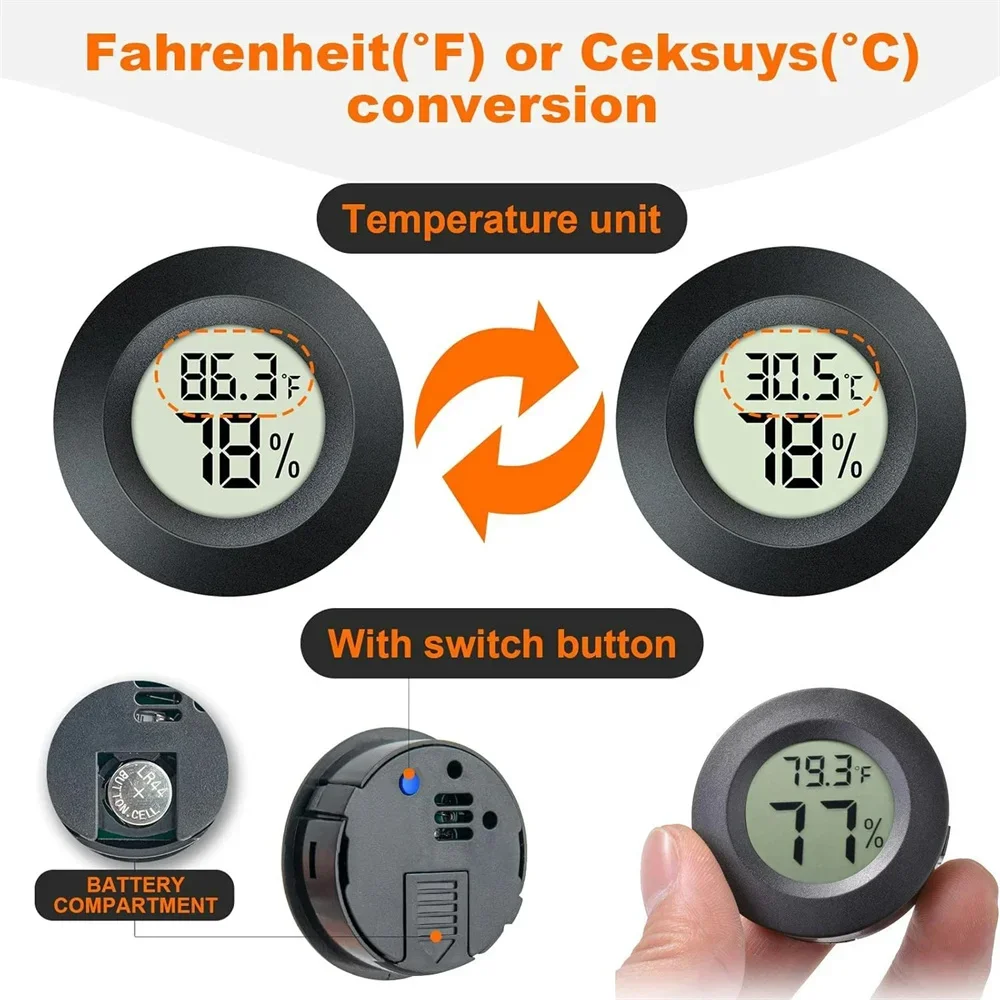 Mini-Rund-Digital-Thermometer- – Digital Hygrometer Probe Bewertung und Preis