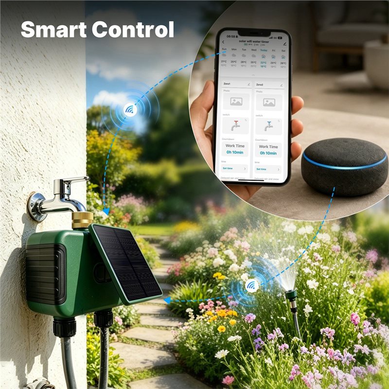 ABMR-Tuya WLAN Smart Solar Dua – Timer Dual Outlet Bewertung und Preis