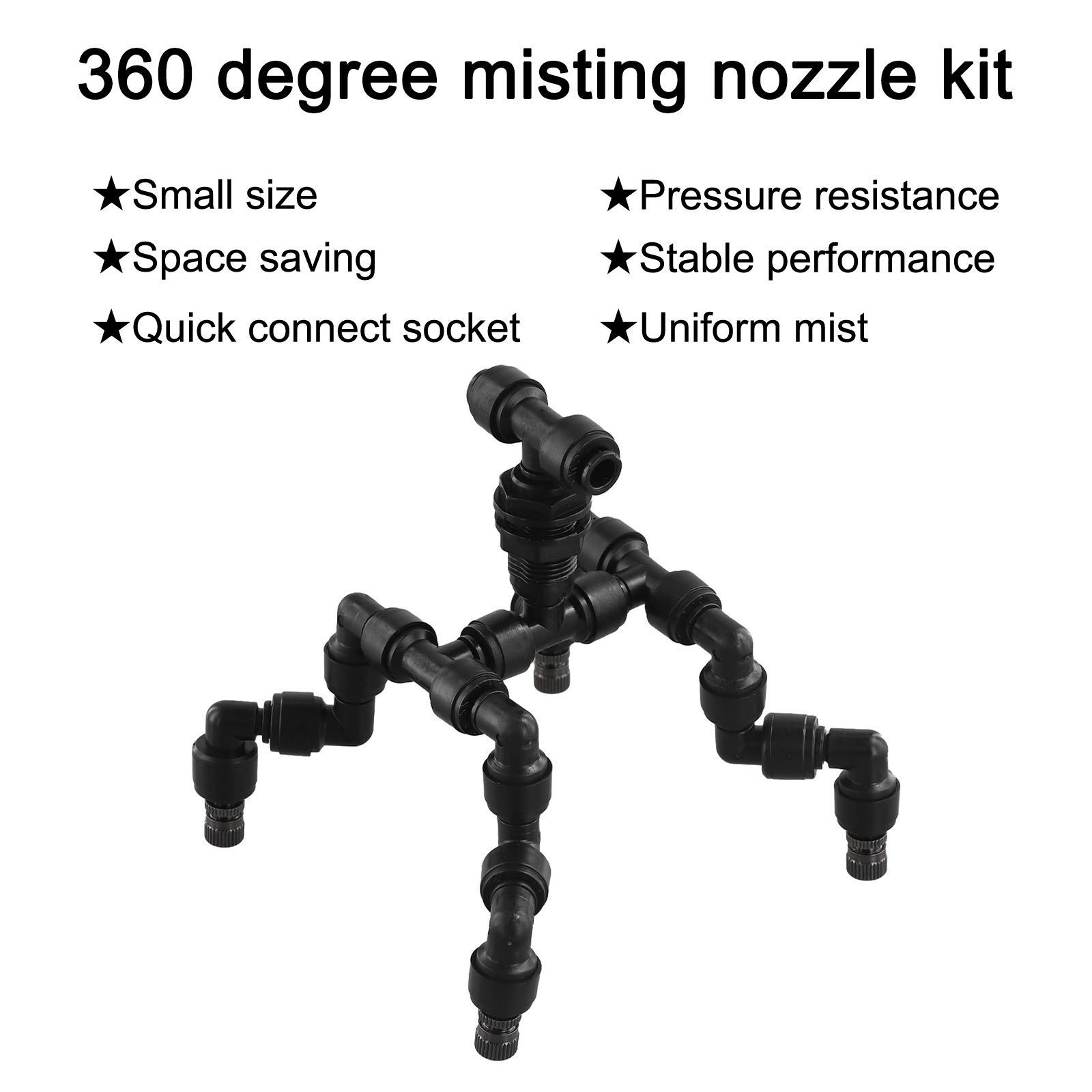 Schwarze Kunststoff-360-Grad-R – Misting Nozzle Reptile Bewertung und Preis