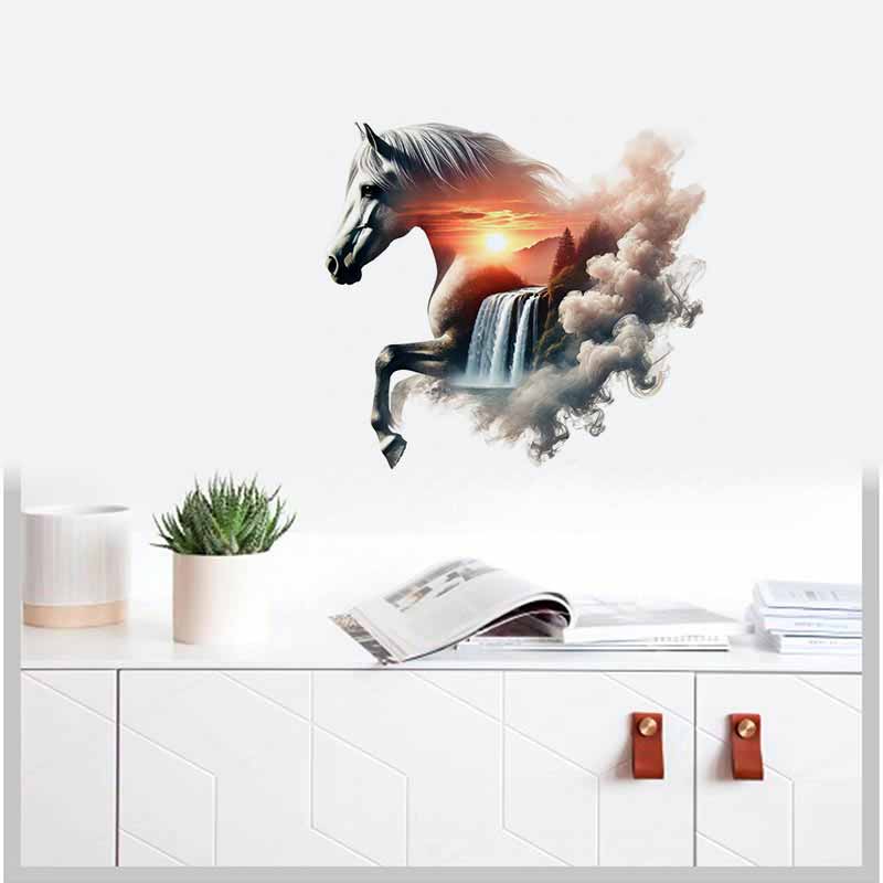 Majestätische Pferde-Natur-Auf – Pvc Panel Background Bewertung und Preis