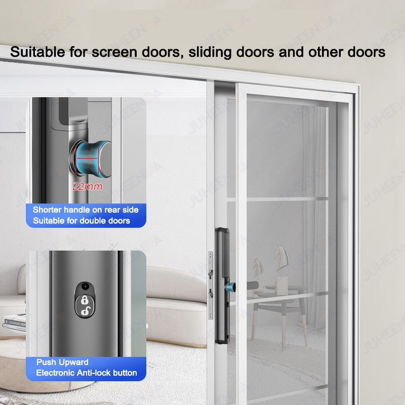 Ttlock app smart aluminium tür – Glass Door Hinge Bewertung und Preis